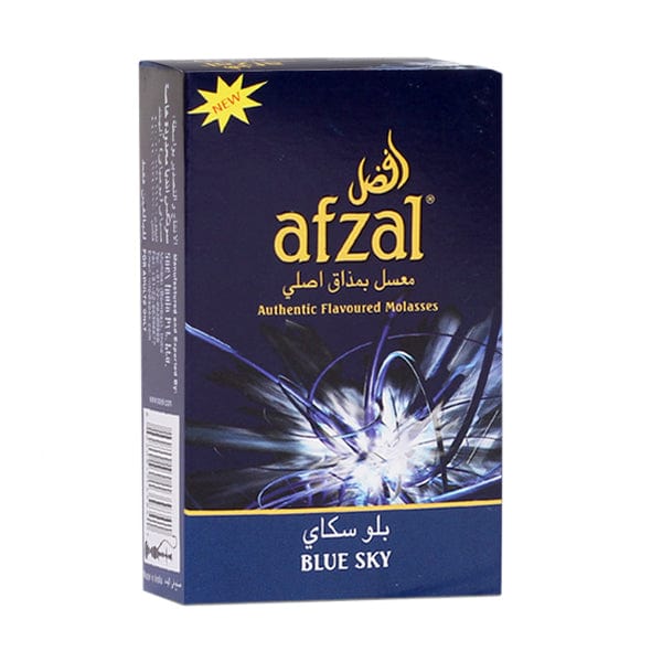 Afzal Blue Sky Shisha, Hookah Shisha Flavor, AFZAL Blue Sky Shisha Pack, Fresh Fruity Hookah Flavor, Blue Sky by AFZAL