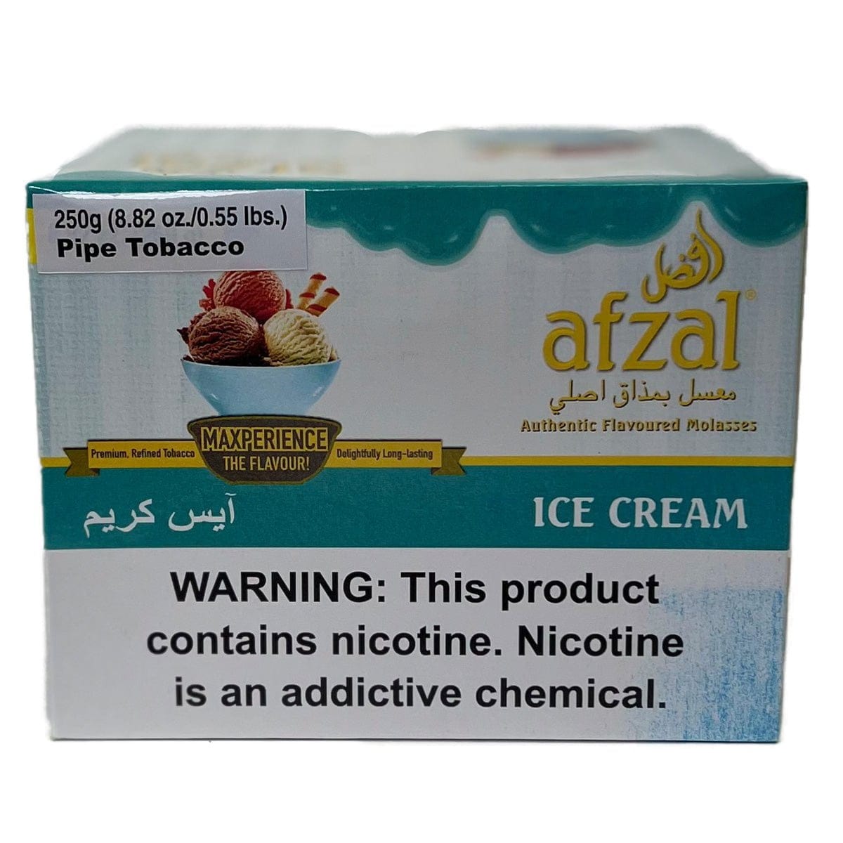 Afzal Ice Cream Shisha Flavor, creamy sweet hookah tobacco, premium hookah molasses, Hookah session with Afzal Ice Cream, sweet and creamy flavor, premium tobacco