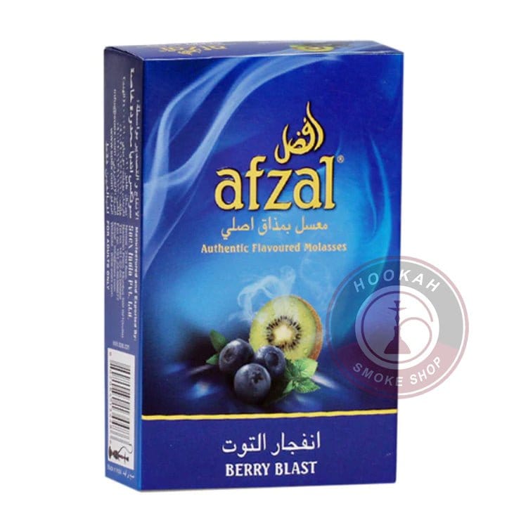 Afzal Berry Blast Shisha - Hookah Shisha Flavor
Kiwi and Berry Shisha Flavor with Mint
AFZAL Berry Blast Shisha Pack
Refreshing Mint and Berry Hookah Flavor
Premium Hookah Shisha by AFZAL
AFZAL Tobacco Hookah Molasses - Berry Blast