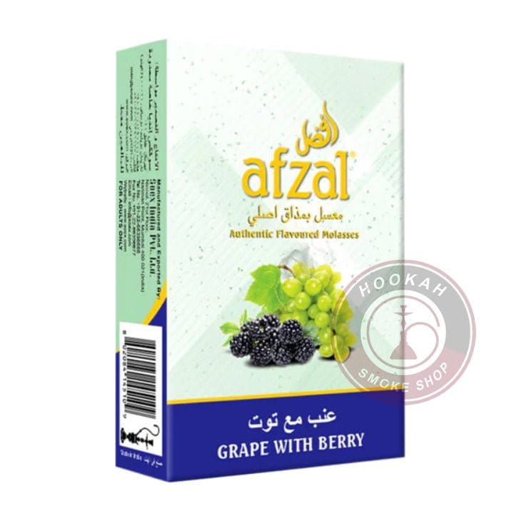 Afzal Tobacco Hookah Molasses Shisha Flavor - Grape with Berry - Hookah Smoke Shop