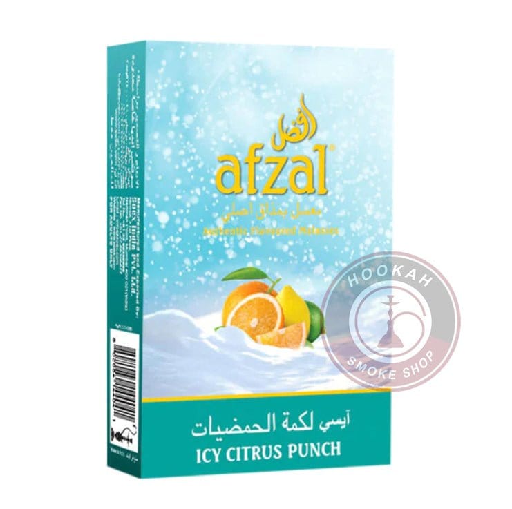 Afzal Tobacco Hookah Molasses Shisha Flavor - Icy Citrus Punch - Hookah Smoke Shop