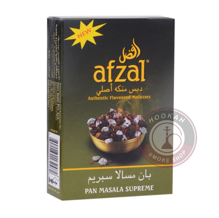 Afzal Tobacco Hookah Molasses Shisha Flavor - Pan Masala Supreme - Hookah Smoke Shop