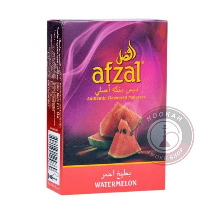 Afzal Watermelon Hookah Shisha Flavor, Buy Watermelon Hookah Molasses from Afzal, Watermelon Hookah Shisha for Thick Smoke, Afzal Tobacco Hookah Watermelon Flavor