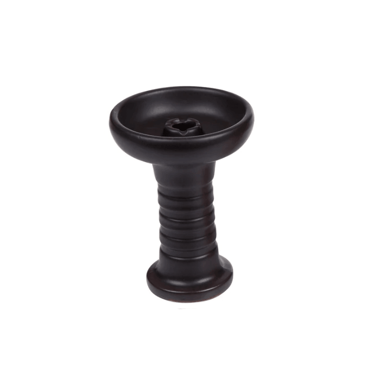 Funnel Clay Bowls - Black - Hookah Smoke Shop