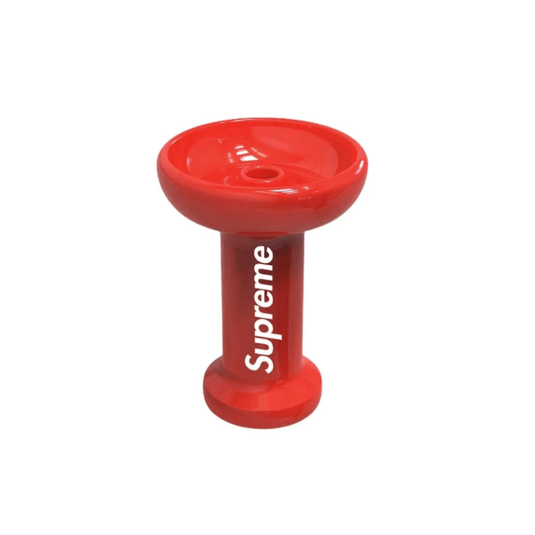 Supreme Bowl - Red - Hookah Smoke Shop